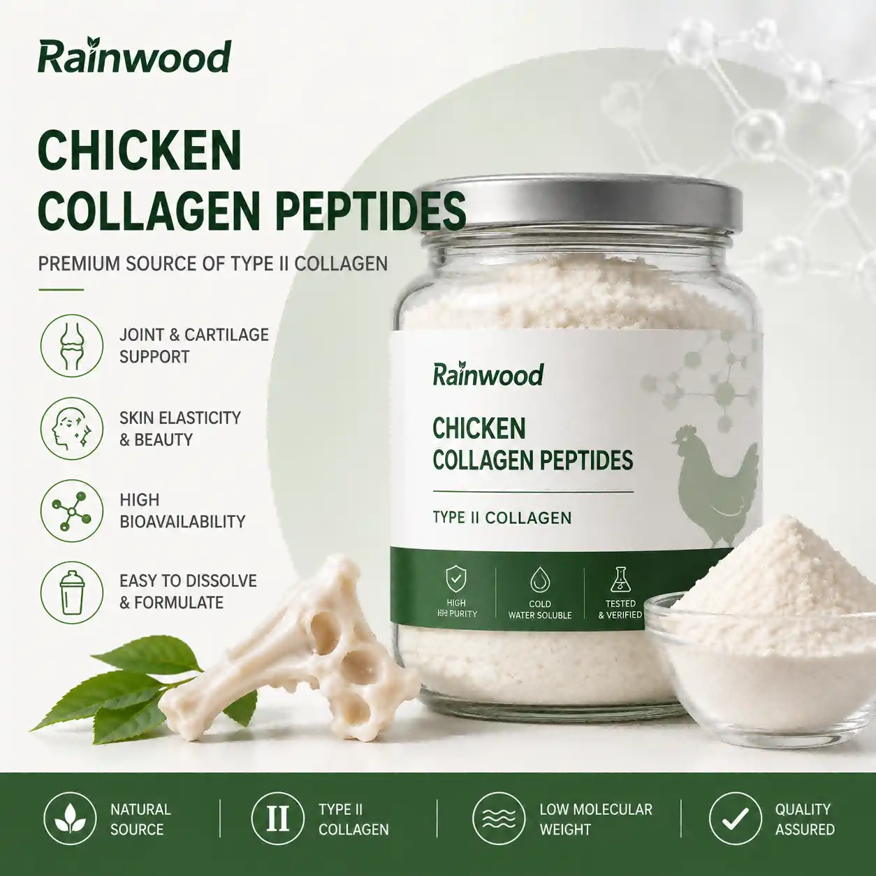 Chicken Collagen Peptides vs Bovine Collagen: Key Differences Explained